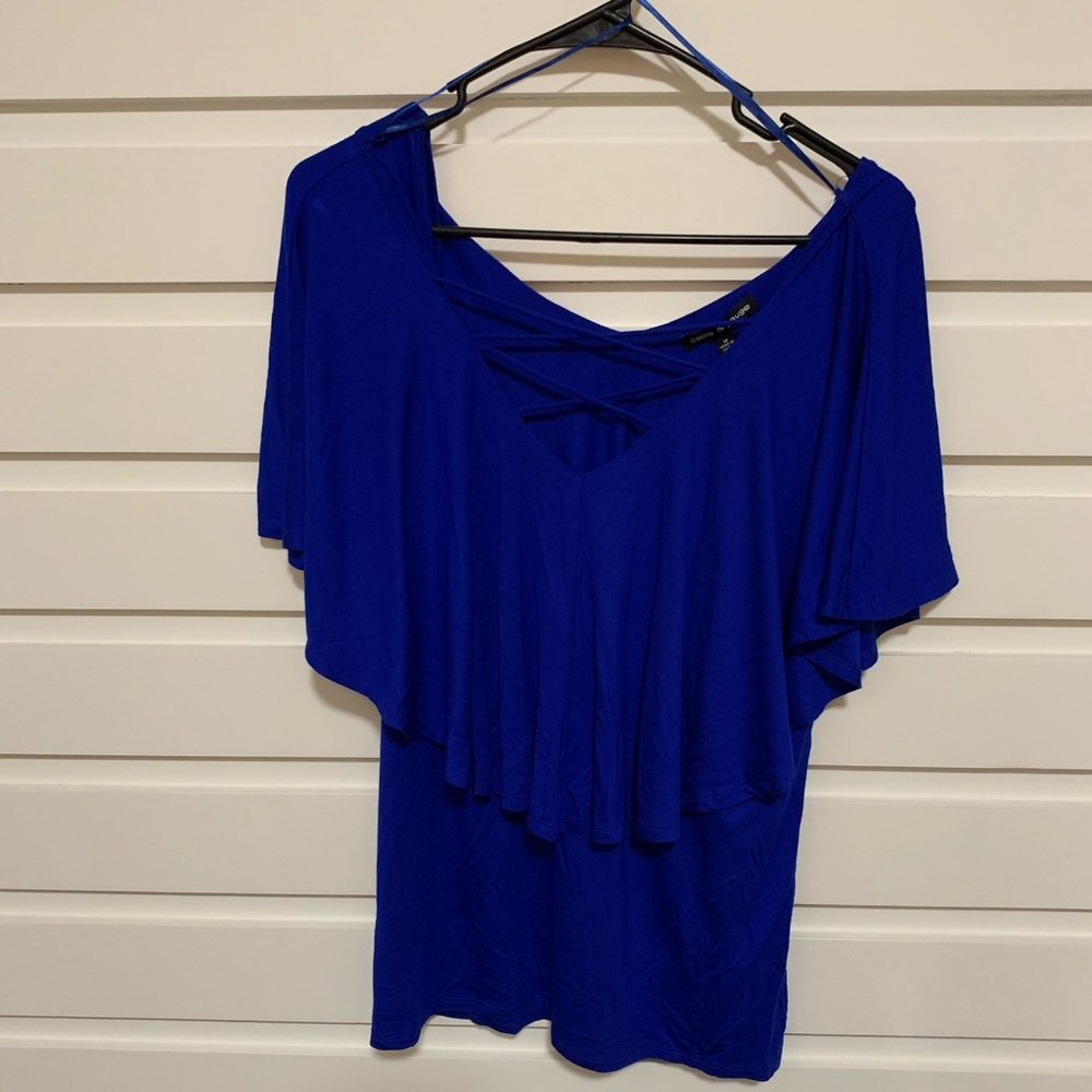 Cable and Gauge Royal Blue shirt